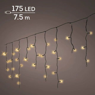 LED Icicle Lights Twinkle - Lumineo - 175 lampjes klassiek warm - afbeelding 3