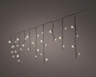 LED Icicle Lights Twinkle - Lumineo - 175 lampjes klassiek warm - afbeelding 4