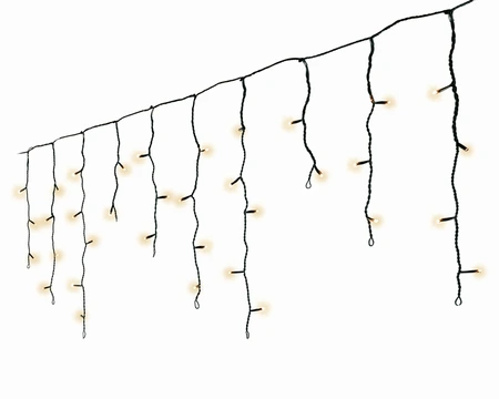 LED Icicle Lights Twinkle - Lumineo - 175 lampjes soft gold - afbeelding 1