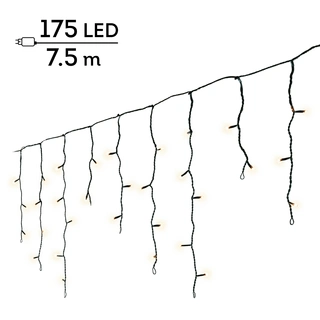 LED Icicle Lights Twinkle - Lumineo - 175 lampjes warm wit - afbeelding 1