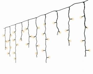 LED Icicle Lights Twinkle - Lumineo - 259 lampjes soft gold