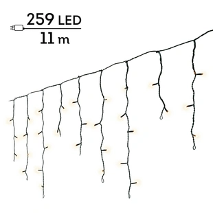LED Icicle Lights Twinkle - Lumineo - 259 lampjes warm wit