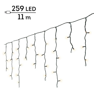 LED Icicle Lights Twinkle - Lumineo - 259 lampjes warm wit