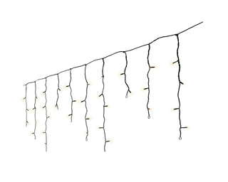 LED Icicle Lights Twinkle - Lumineo - 490 lampjes klassiek warm