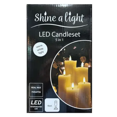 LED Kaarsenset 5 in 1 - afbeelding 3