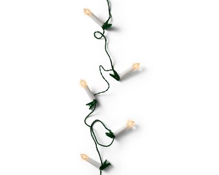 LED Kaarsverlichting Clip - Lumineo - 30 lampjes klassiek warm - afbeelding 1