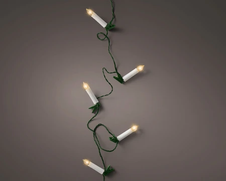 LED Kaarsverlichting Clip - Lumineo - 30 lampjes klassiek warm - afbeelding 3