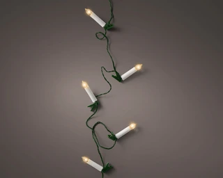 LED Kaarsverlichting Clip - Lumineo - 30 lampjes klassiek warm - afbeelding 3