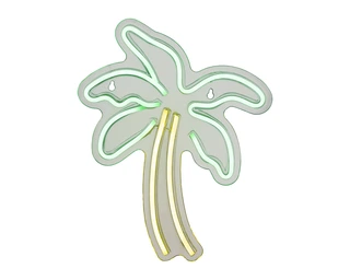 LED Neon Palmtree Wandlamp