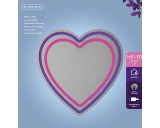 Led Neonlight Heart - afbeelding 3
