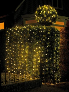LED Netverlichting - 200x200cm - Lumineo - 180 lampjes warm wit - afbeelding 4
