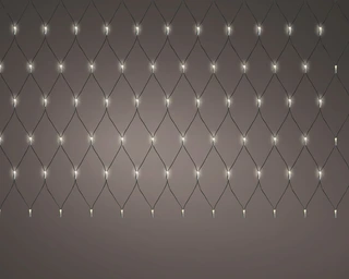 LED Netverlichting - 200x200cm - Lumineo - 180 lampjes warm wit - afbeelding 3