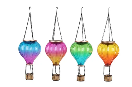 Led Solar Luchtballon L (keuze uit 4 kleuren) - afbeelding 1