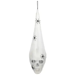 LED Spinnenweb met Schedel (20 X 15 Cm) - afbeelding 2