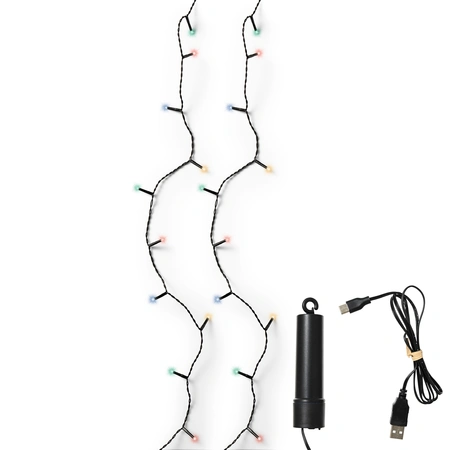 Duracharge Basic Twinkle - 100 LED Multi Colour (USB oplaadbaar)
