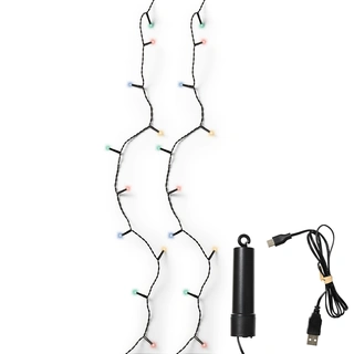 Duracharge Basic Twinkle - 100 LED Multi Colour (USB oplaadbaar)