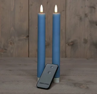 Ledkaars Recht Blauw set van 2 - afbeelding 2