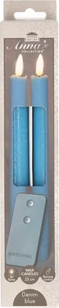Ledkaars Recht Blauw set van 2 - afbeelding 3