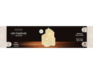 Ledkaarsen Creme Wax - set van 6 stuks - afbeelding 5