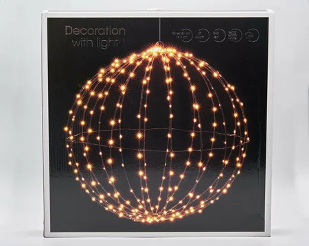 Lichtbol LED 50cm 320led Warm Wit - afbeelding 2