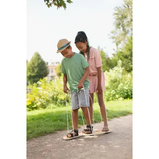 Loopski’s Hout – 2 personen – 90 cm - BS Toys - afbeelding 2