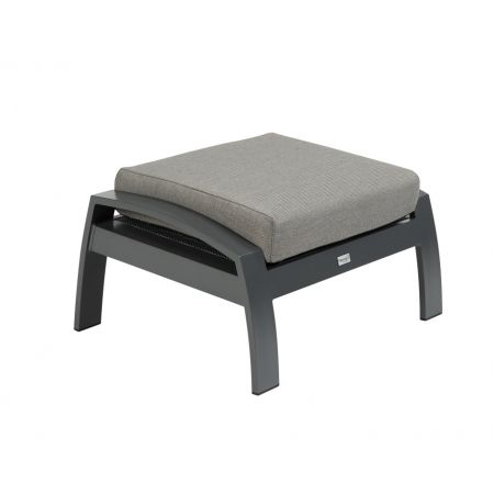 Lounge voetenbank Valencia - Tierra Outdoor - Charcoal - afbeelding 2
