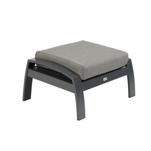 Lounge voetenbank Valencia - Tierra Outdoor - Charcoal - afbeelding 2