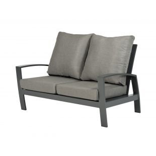 Loungebank Valencia - Tierra Outdoor - 2-zits Charcoal - afbeelding 2