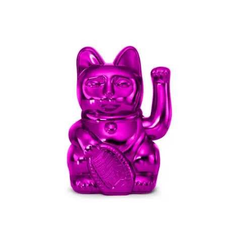 Lucky Cat - Waving Cat Cosmic Edition - Shiny Pink - afbeelding 1