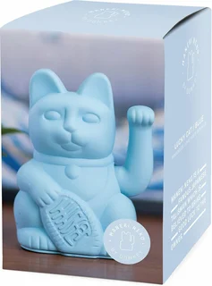 Lucky Cat - Zwaaiende Kat Lichtblauw - afbeelding 2