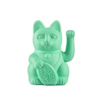 Lucky Cat - Zwaaiende Kat - Mint Green - afbeelding 1