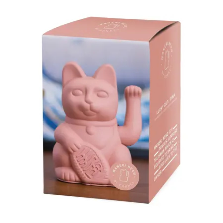 Lucky Cat - Zwaaiende Kat Roze - afbeelding 4