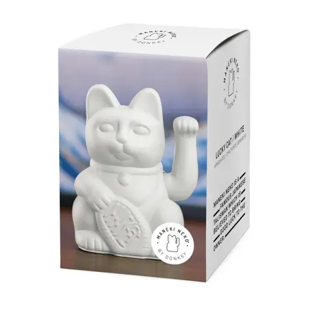 Lucky Cat - Zwaaiende Kat Wit - afbeelding 3