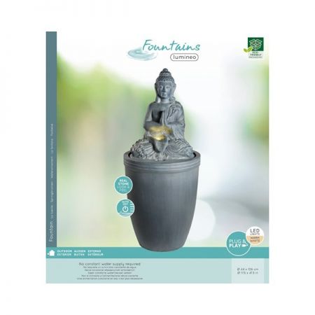 Lumineo Led fontein Boeddah verpakking