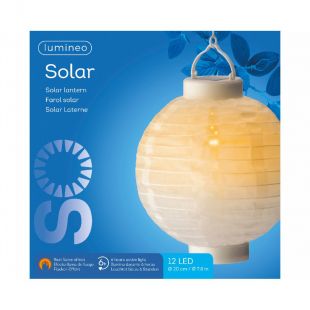 Lumineo lampion solar led vlam effect verpakking