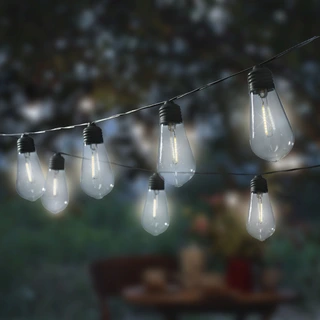 Lumineo - Led Solar tuinverlichting snoer L180cm - afbeelding 3