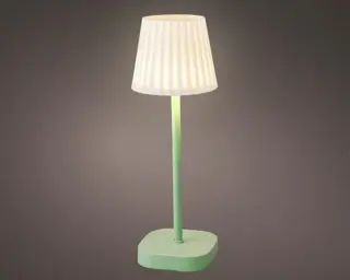 Lumineo Led Tafellamp Oplaadbaar H34cm - Mintgroen - afbeelding 2