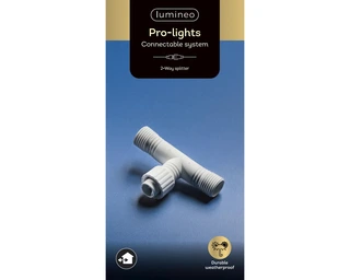 Lumineo Pro-lights 2-Way splitter - wit