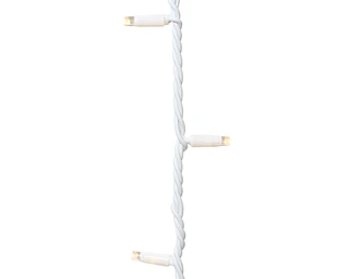 Lumineo Pro-lights Icicle Extension 96 LED Warm Wit / Wit snoer - afbeelding 2