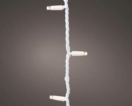 Lumineo Pro-lights Icicle Extension 96 LED Warm Wit / Wit snoer - afbeelding 3