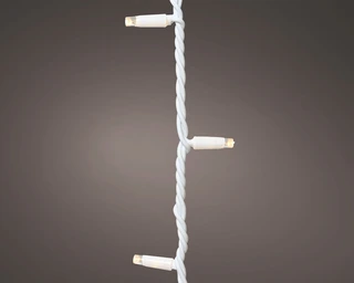 Lumineo Pro-lights Icicle Extension 96 LED Warm Wit / Wit snoer - afbeelding 3