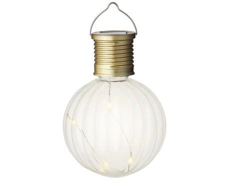 Lumineo - Solar Bulb Transparant Ø8cm - afbeelding 1