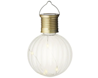 Lumineo - Solar Bulb Transparant Ø8cm - afbeelding 1