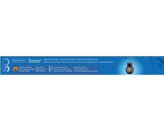 Lumineo -Solar Hangend lampje plastic D7h8cm - afbeelding 3