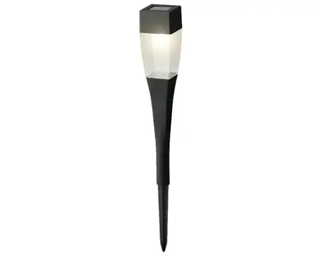 Lumineo Solar Prikspot H26cm - Zwart - afbeelding 1