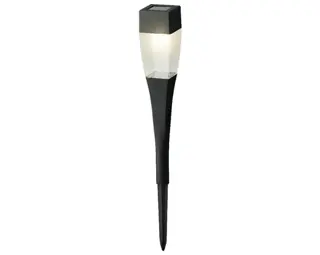 Lumineo Solar Prikspot H26cm - Zwart - afbeelding 1