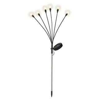 Lumineo - Solar Stake Light H70cm Zwart - afbeelding 1