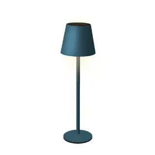 Solar Tafellamp Steady Blauw – Duurzaam en Energiezuinig Buitenlicht