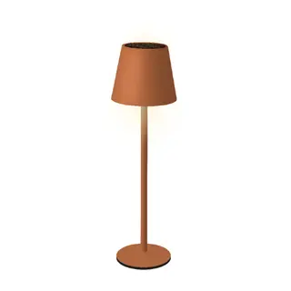 Lumineo Solar Tafellamp H37cm - Terra/Bruin