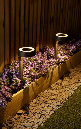 Luxform Solar Tuinpaal Orange 10 Lumen - 40cm - afbeelding 4